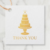 Wedding Cake Bedankjes Labels (Voorkant)