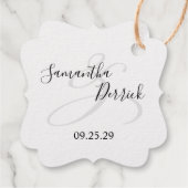 Wedding Cake Bedankjes Labels (Achterkant)