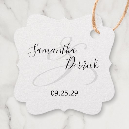 Wedding Cake Bedankjes Labels (Achterkant)