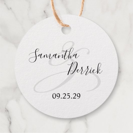 Wedding Cake Bedankjes Labels (Achterkant)