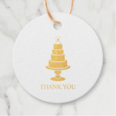 Wedding Cake Bedankjes Labels (Voorkant)