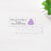 Wedding Cake Bedankt Mini Visitekaartjes (Bureau)