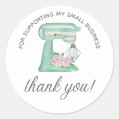 Wedding Cake Business Thank you Sticker (Voorkant)
