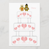 Wedding Cake Design Wedding Menu (Voorkant)