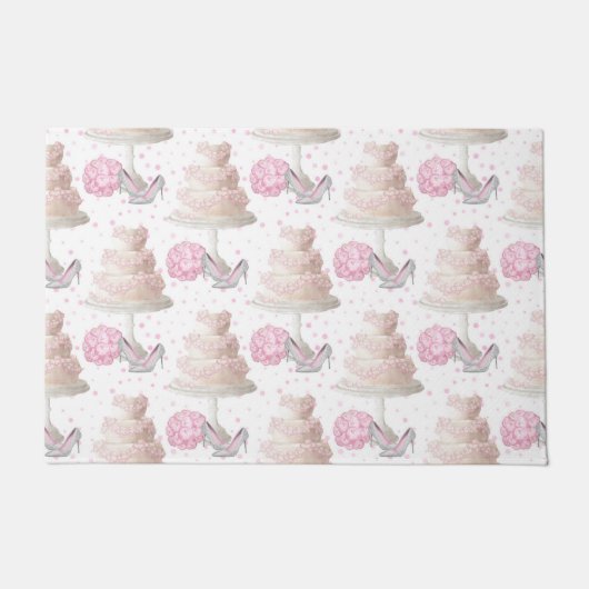 Wedding Cake Doormat Deurmat (Voorkant)