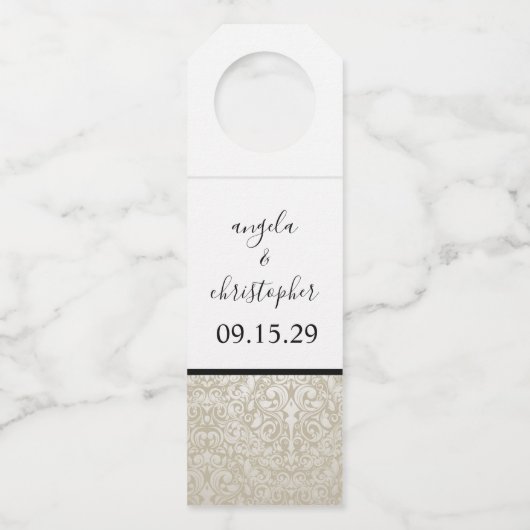 Wedding Cake Flessenhanger (Achterkant)