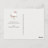 Wedding Cake Funny Change of Date Postponed Briefkaart (Achterkant)