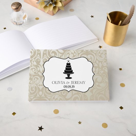 Wedding Cake Gastenboek (Voorkant open)