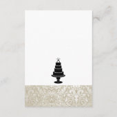 Wedding Cake Informatiekaartje (Achterkant)
