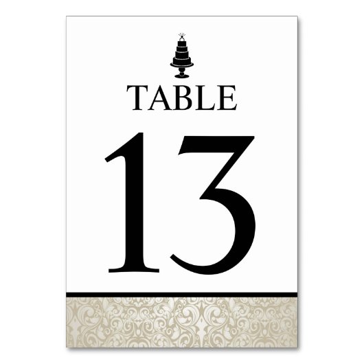 Wedding Cake Kaart (Voorkant)