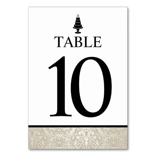 Wedding Cake Kaart (Voorkant)