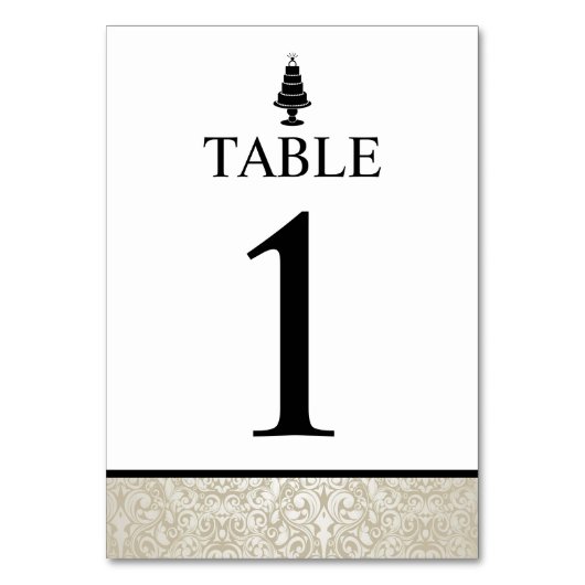 Wedding Cake Kaart (Voorkant)