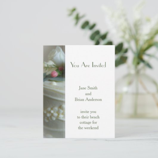 Wedding Cake Kaart (Staand voorkant)