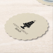 Wedding Cake Kartonnen Onderzetters (Gekanteld)