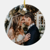 Wedding Cake Keramisch Ornament (Achterkant)