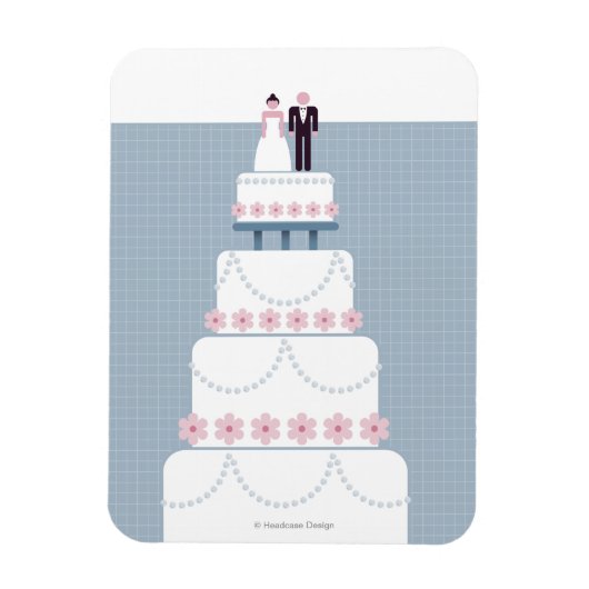 Wedding Cake Magneet (Verticaal)