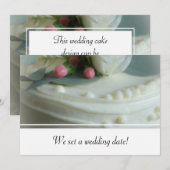 Wedding Cake Menu (Voorkant / Achterkant)