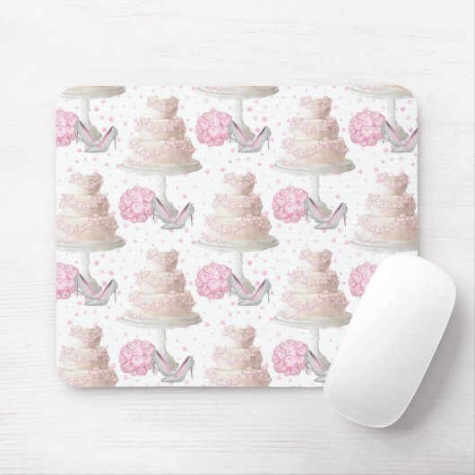 Wedding Cake Mousepad Muismat (Met muis)