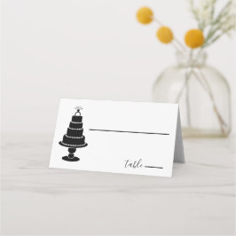 Wedding Cake Place Card Plaatskaartje