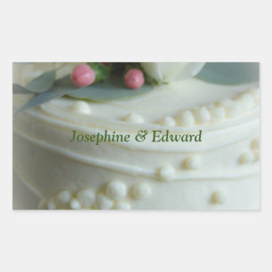 Wedding Cake Rechthoekige Sticker