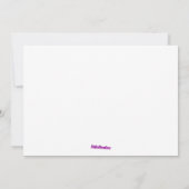 Wedding Cake Rehearsal Dinner Invitation Kaart (Achterkant)