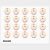 Wedding Cake Ronde Sticker (Vel)