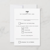 Wedding Cake RSVP Kaartje (Voorkant)