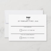 Wedding Cake RSVP Kaartje (Voorkant)