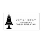 Wedding Cake Rubberstempel (Afrduk)