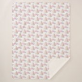 Wedding Cake Sherpa Blanket Deken (Voorkant)