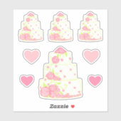 Wedding Cake Stickers (Vel)