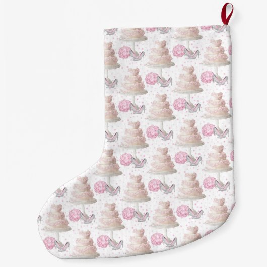 Wedding Cake Stocking Grote Kerstsok (Achterkant)