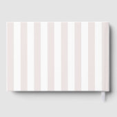 Wedding Cake Stripe Wedding   Gastenboek (Achterkant)