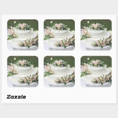 Wedding Cake Vierkante Sticker