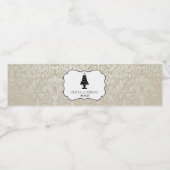 Wedding Cake Waterfles Etiket (Enkel label)