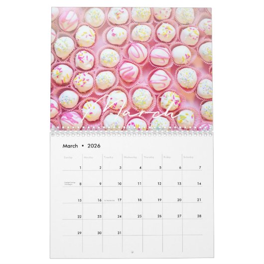 Wedding Cakes and Pastries business 2023 Calendar Kalender (Mar 2026)