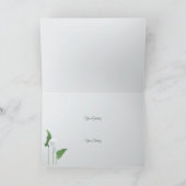 Wedding Calla Lilies feliciteert Wenskaart Kaart (Binnen)