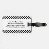 Wedding Car Groom Bagagelabel (Achterkant horizontaal)