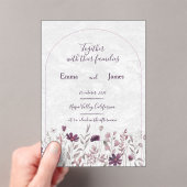 wedding card acryl uitnodigingen (Insitu (Draagbaar))