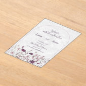 wedding card acryl uitnodigingen (Laagn)