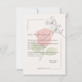Wedding card bedankkaart (Voorkant)
