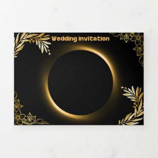 Wedding Card Drieluik Uitnodiging