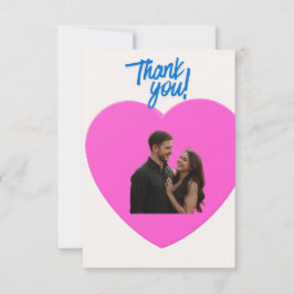 Wedding card thank you bedankkaart