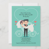 Wedding Carriage Post Wedding Brunch Uitnodiging (Voorkant)