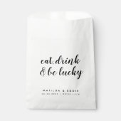 Wedding Casino | Poker Chips Lucky Ticket Bedankzakje (Voorkant)