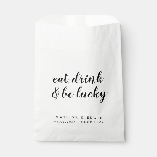 Wedding Casino | Poker Chips Lucky Ticket Bedankzakje (Voorkant)