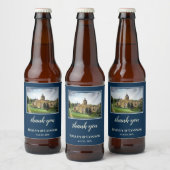 Wedding Castle Howard York Waterverf Bier Etiket (Flessen)