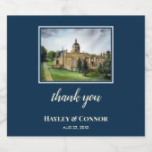 Wedding Castle Howard York Waterverf Bier Etiket (Enkel label)