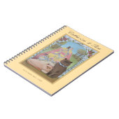 Wedding Cats Personalized Yellow  Notebook Notitieboek (Linkerzijde)
