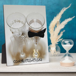 Wedding Celebration Glasses Fotoplaat
